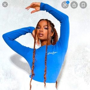 Sean Jean & Missguided collab blue one piece